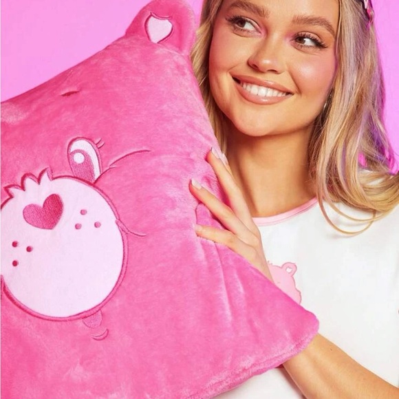 Care Bears Cartoon Bear Embroidered Cushion Cover Without Filler - Picture 3 of 5